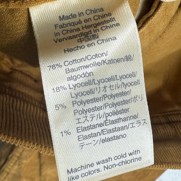 J.CREW Mustard Tan Corduroy Trucker Style Jacket Women's Medium - Picture 9 of 11